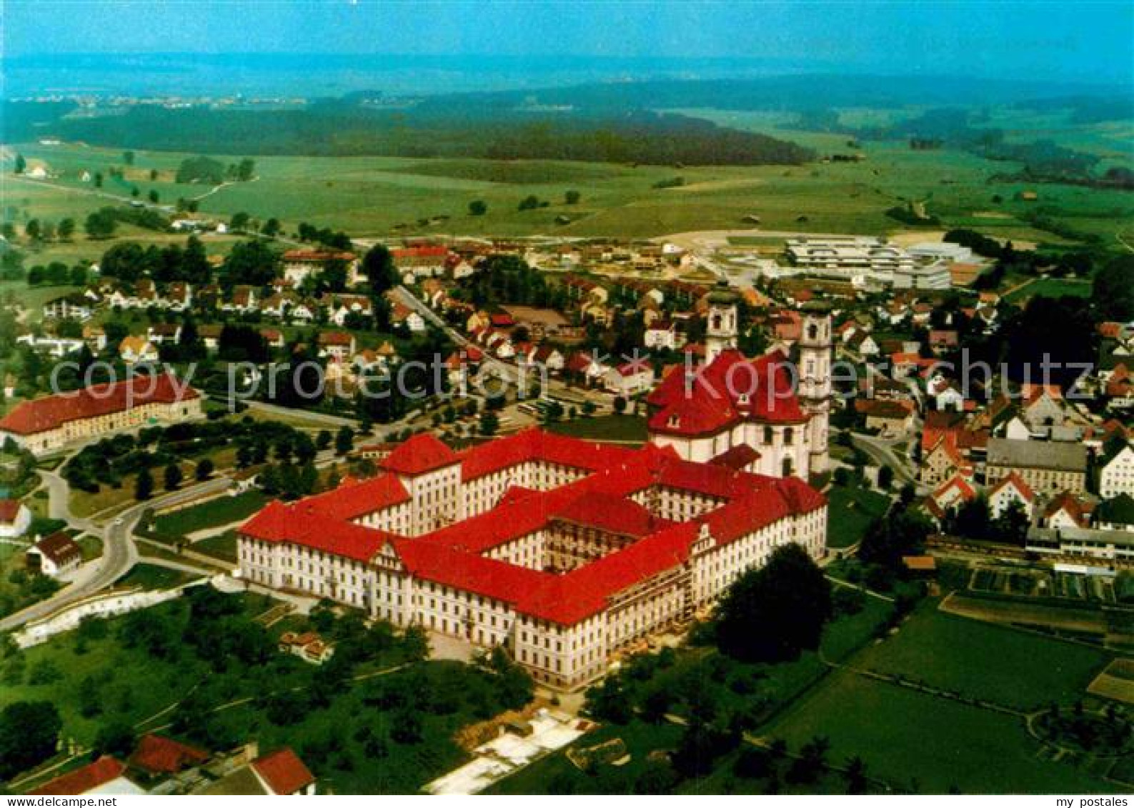 72878784 Ottobeuren Benediktiner Abtei Fliegeraufnahme Ottobeuren - Sonstige & Ohne Zuordnung