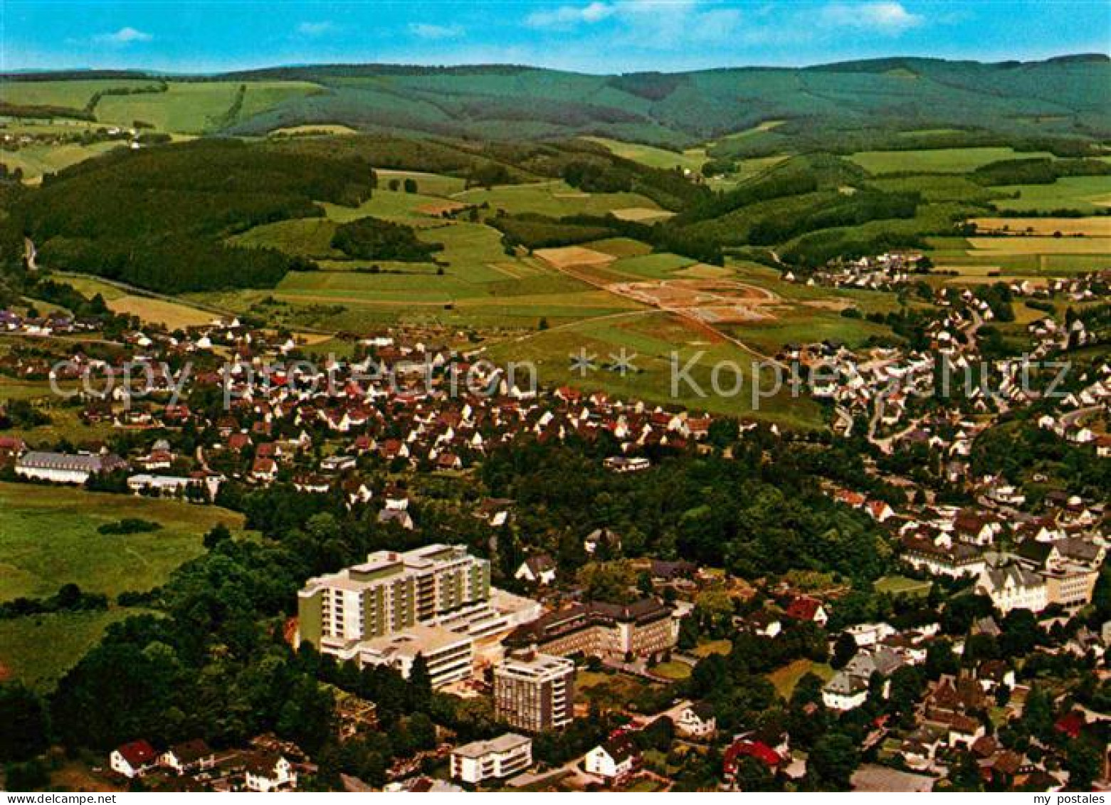 72878749 Attendorn Staedtisches Krankenhaus St Barbara Fliegeraufnahme Attendorn - Attendorn