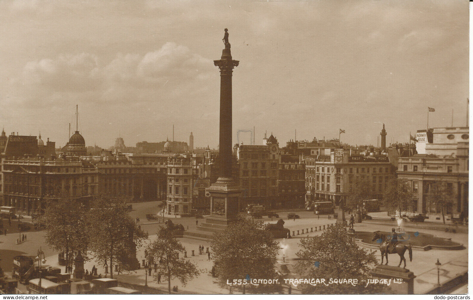 PC34449 London. Trafalgar Square. Judges Ltd. No L555. RP - Other & Unclassified