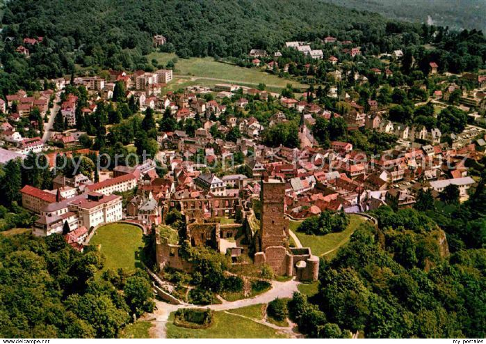 72878733 Koenigstein Taunus Burgruine Heilklimatischer Hoehenluftkurort Fliegera - Koenigstein