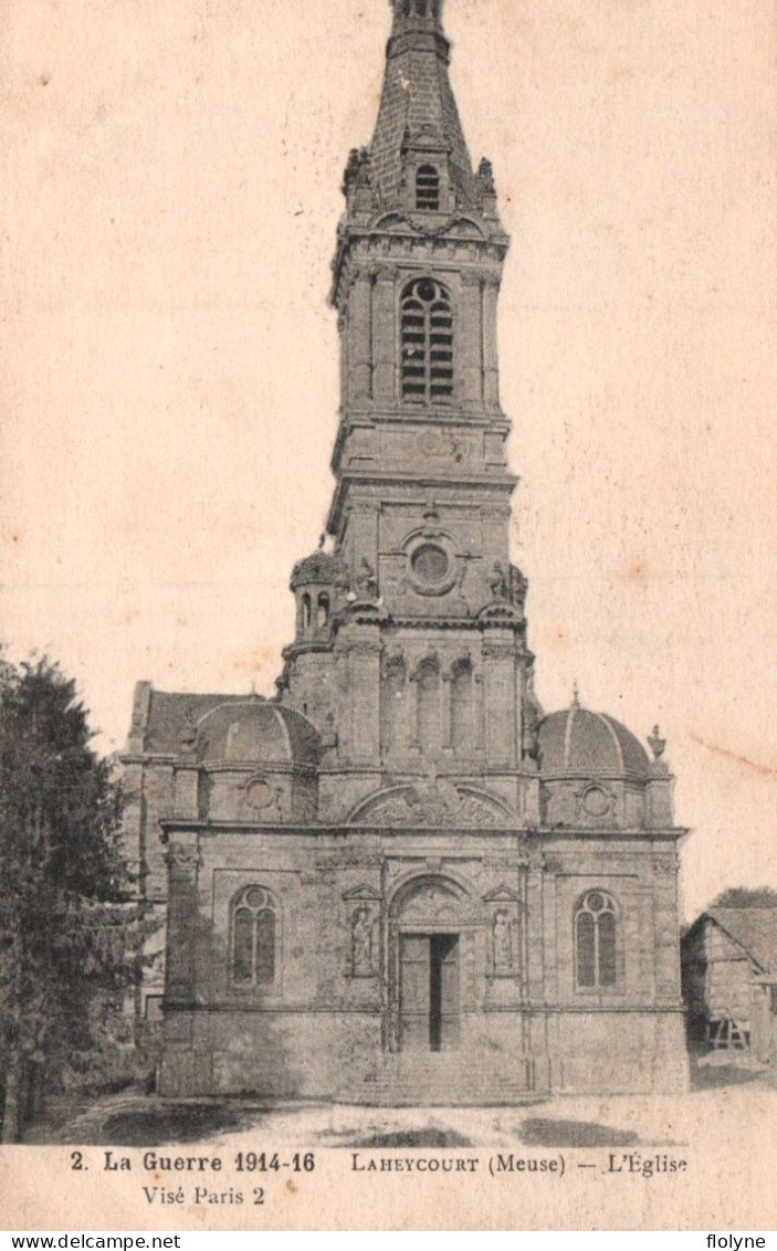 Laheycourt - La Place De L'église Du Village - WW1 - Other & Unclassified