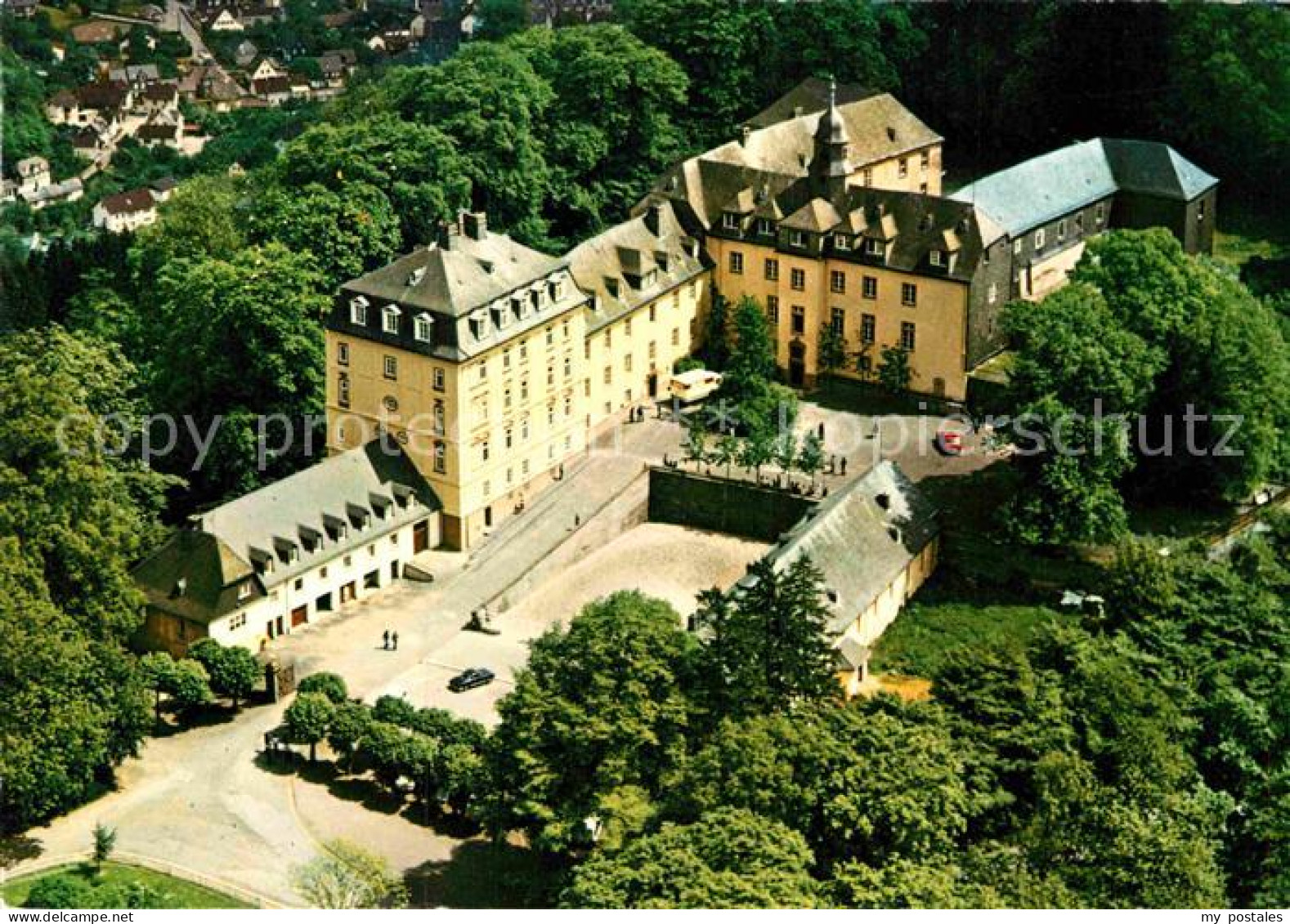 72878651 Bad Laasphe Schloss Wittgenstein Im Wittgensteiner Land Fliegeraufnahme - Bad Laasphe