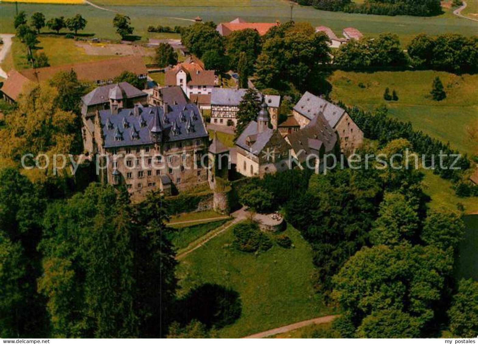 72878613 Lauterbach Hessen Schloss Eisenbach Fliegeraufnahme Lauterbach - Lauterbach