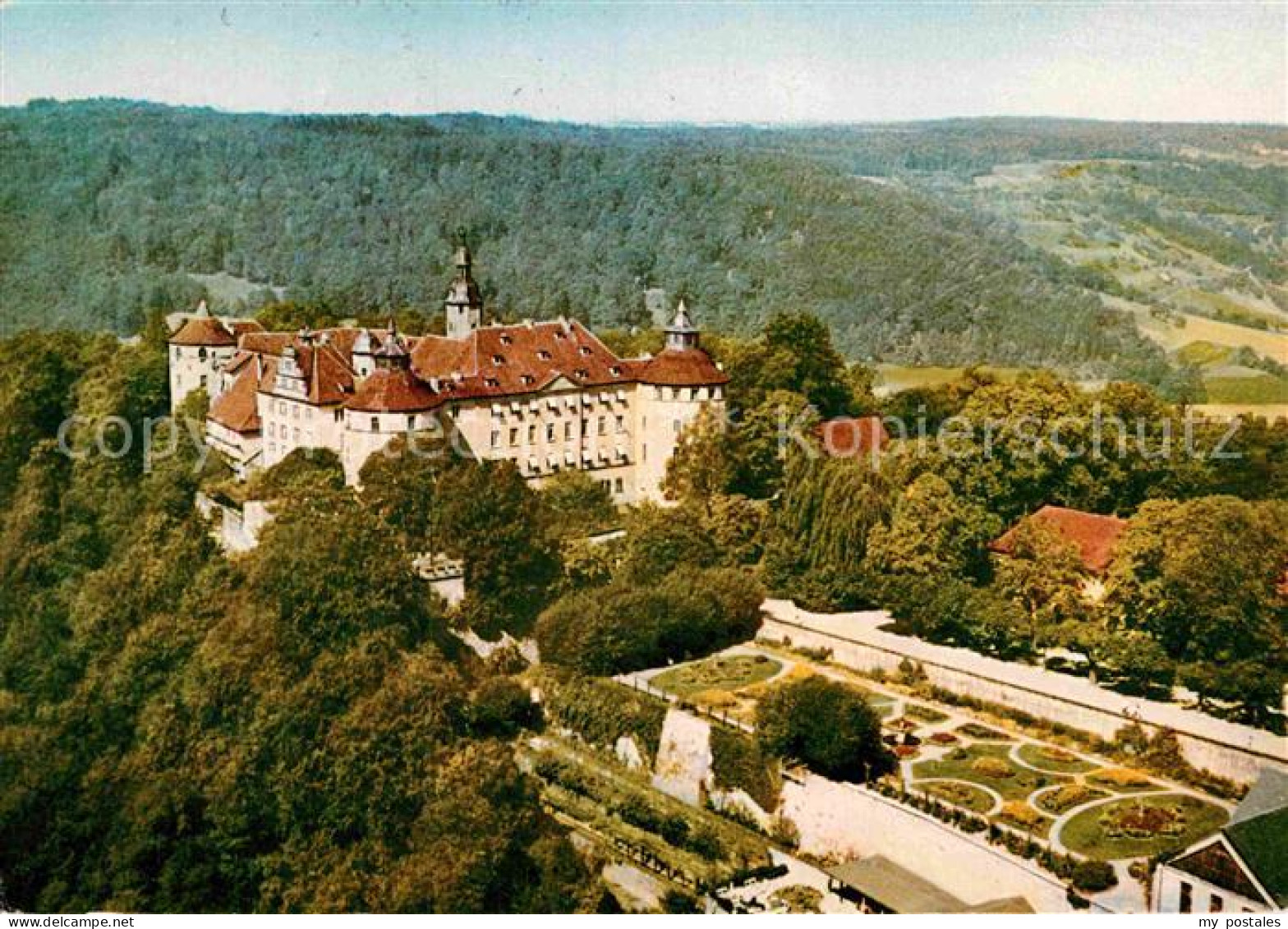 72878602 Langenburg Wuerttemberg Schloss Langenburg Fliegeraufnahme Atzenrod - Other & Unclassified