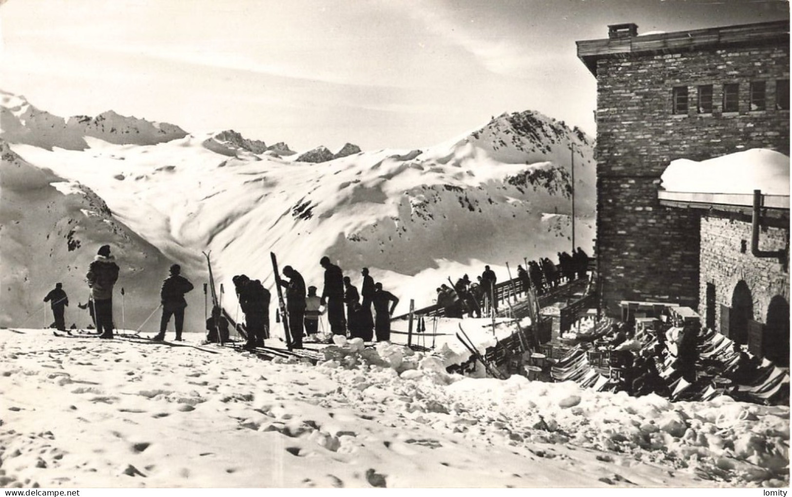 73 Val D' Isere Gare Supérieure Du Téléférique De Solaise CPSM GF Ski Skieur Skieurs - Val D'Isere