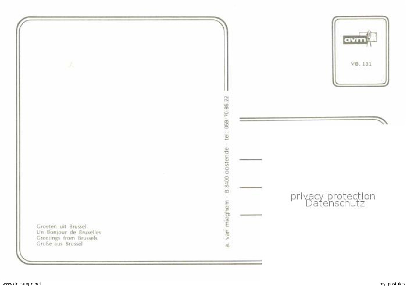 72878438 Bruessel Bruxelles Stadtplan  - Laeken