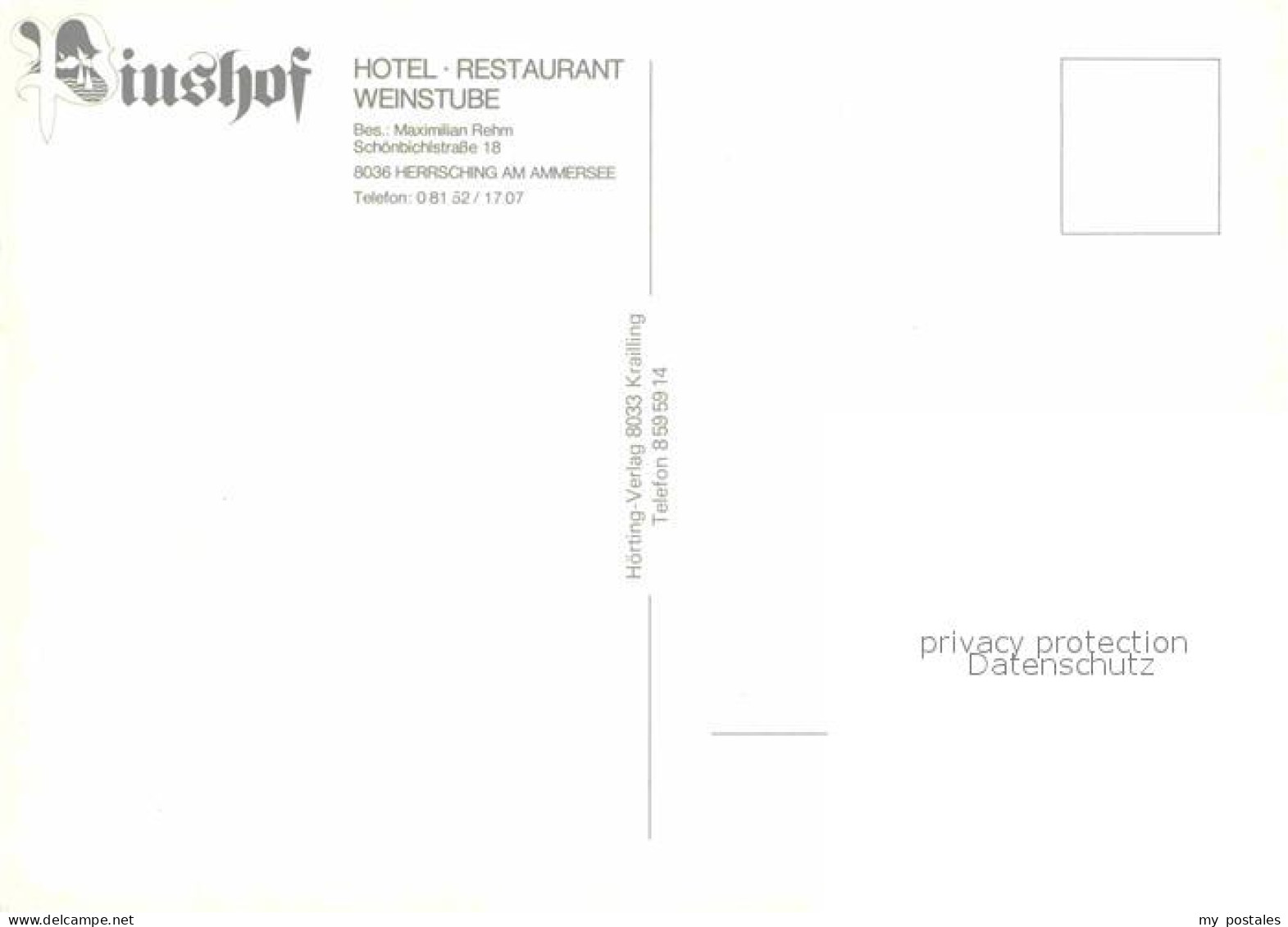 72878426 Herrsching Ammersee Hotel Piushof Herrsching - Herrsching