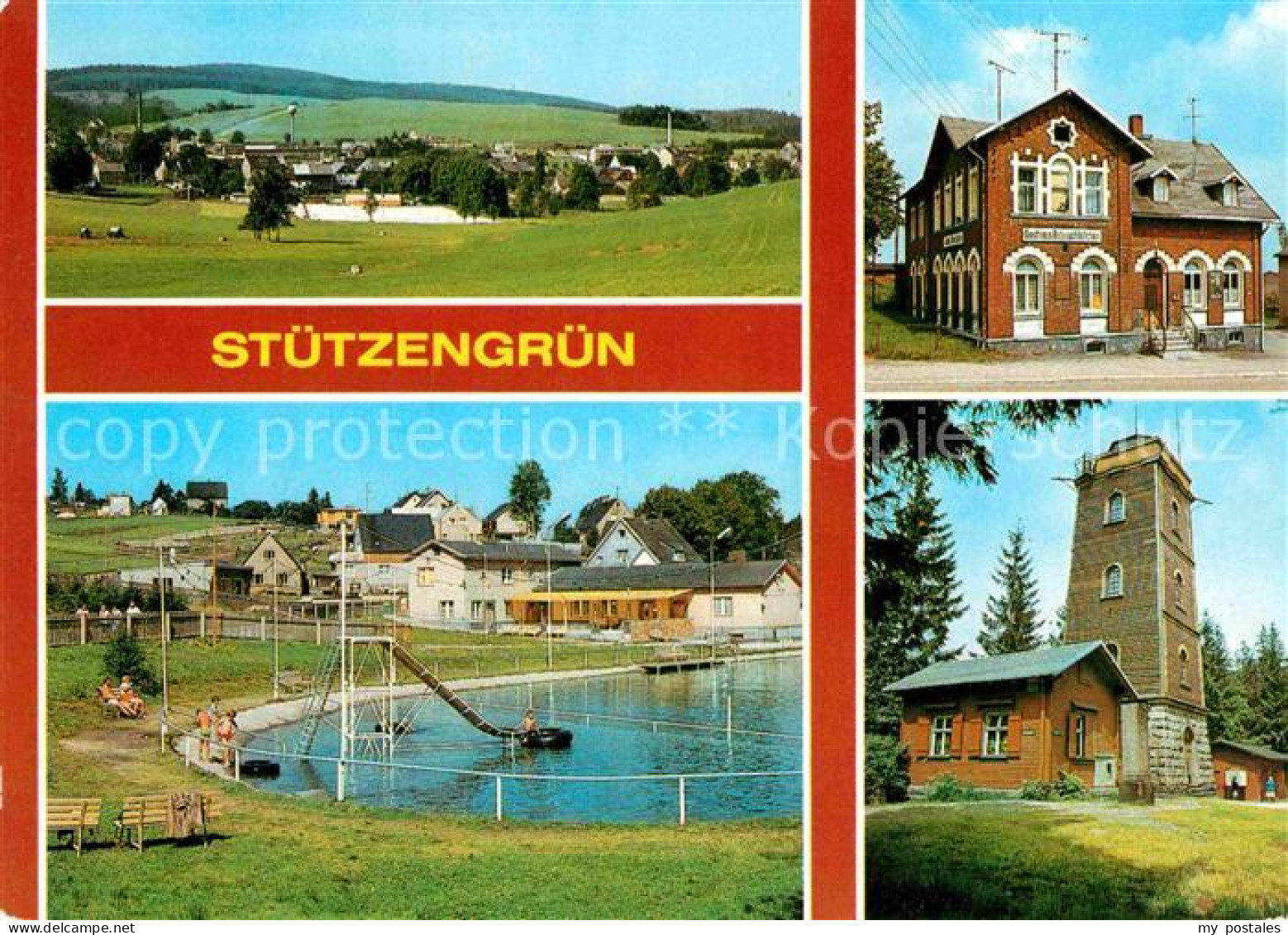 72878423 Stuetzengruen Teilansicht Gasthaus Bahnschloesschen Naherholungszentrum - Andere & Zonder Classificatie