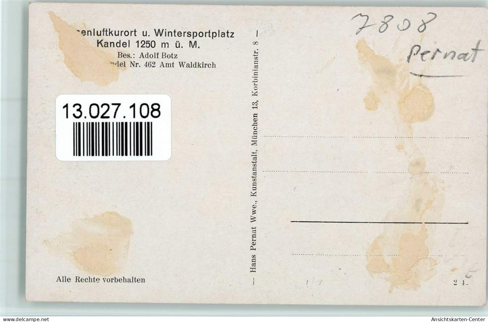 13027108 - Waldkirch , Breisgau - Autres & Non Classés