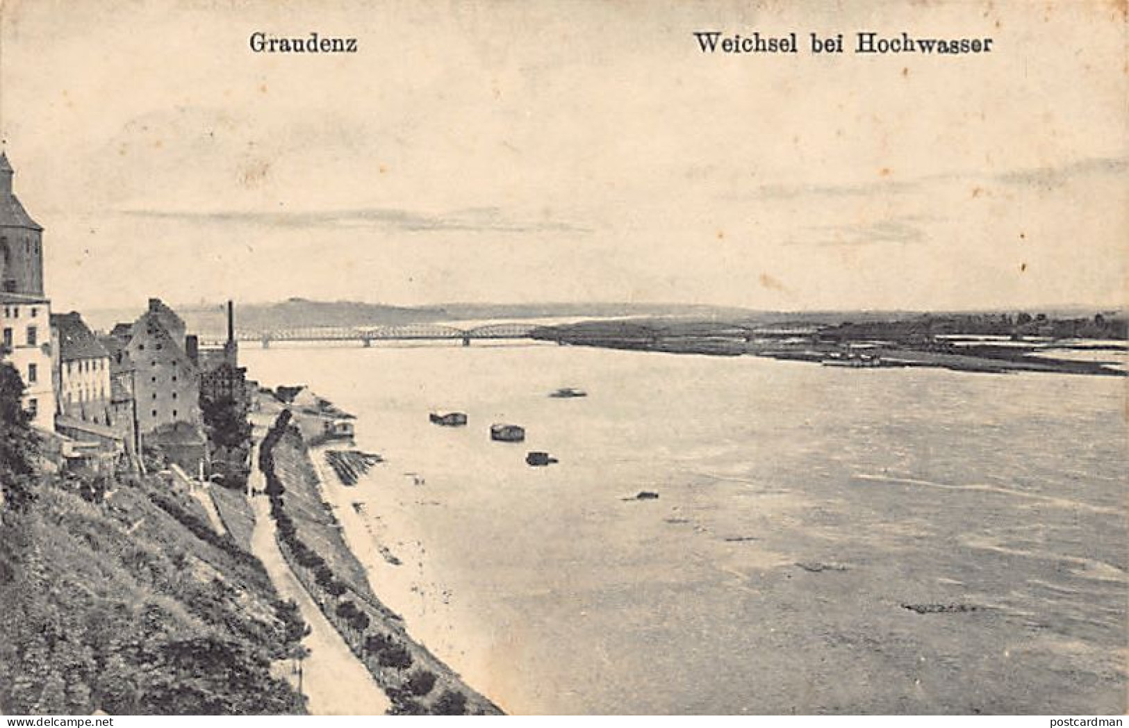 Poland - GRUDZIĄDZ Graudenz - Weichsel Bei Hochwasser - Poland