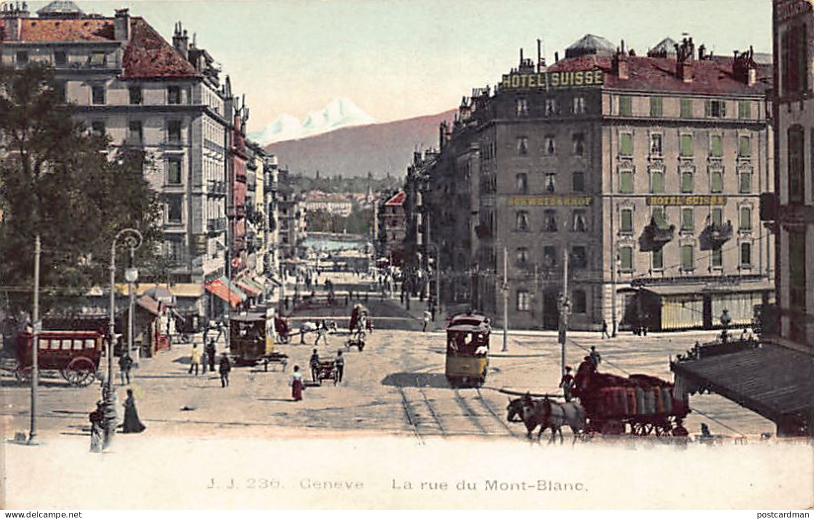 Genève - La Rue Du Mont-Blanc - Genève