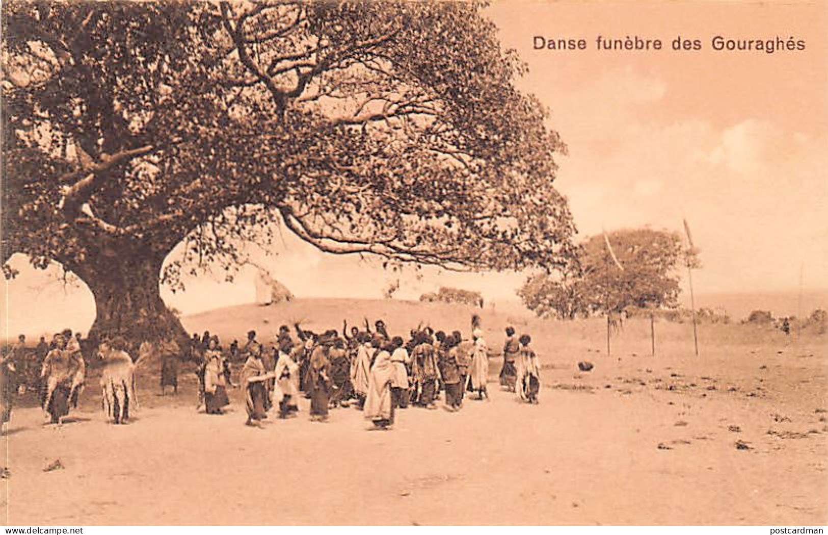 Ethiopia - Gurage Mourning Dance - Publ. J. A. Michel  - Etiopia