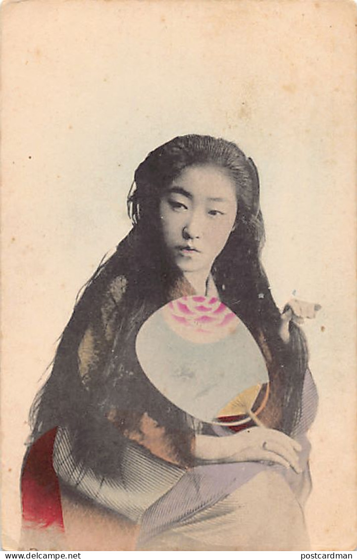 Japan - Geisha With Long Hair - Other & Unclassified