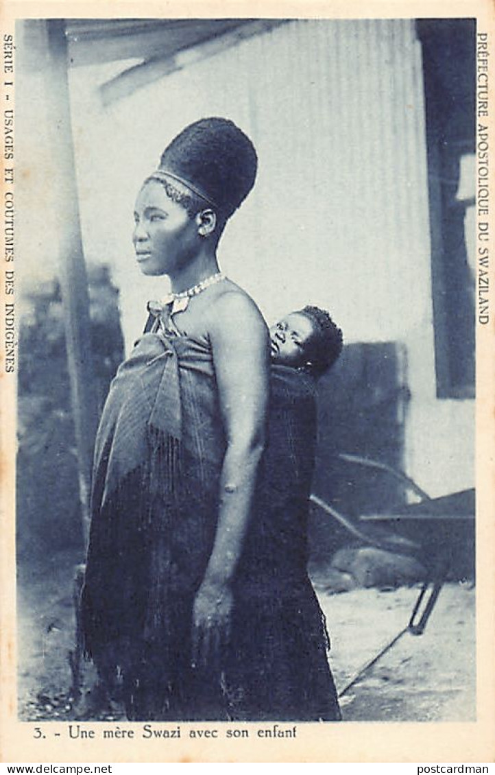 SWAZILAND Eswatini - A Swazi Mother With Her Child - Publ. Apostolic Prefecture Of Swaziland 3 - Swazilandia