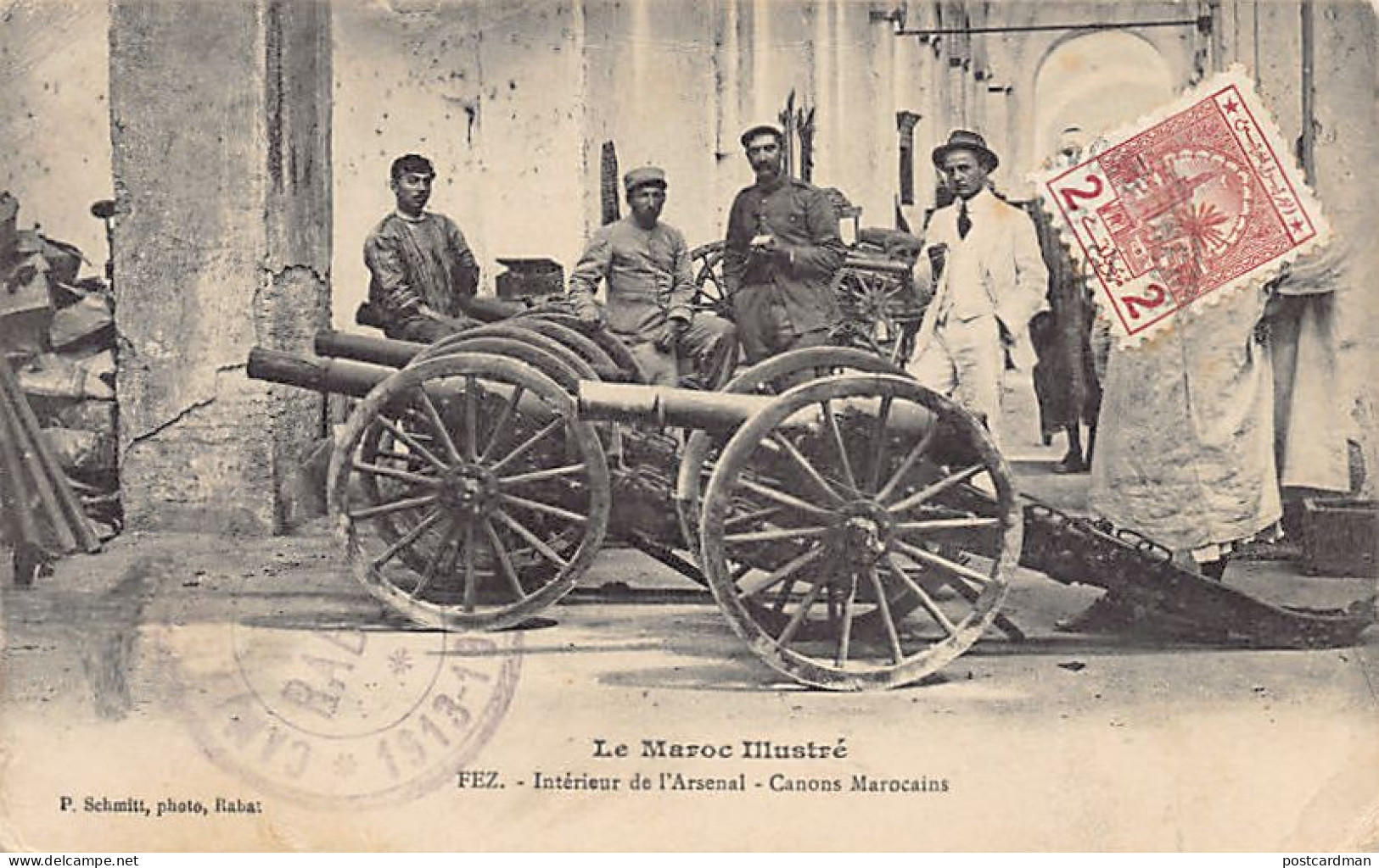 Le Maroc Illustré - FÈS Fez - Intérieur De L'Arsenal - Canons Marocains - Ed. P. - Fez (Fès)