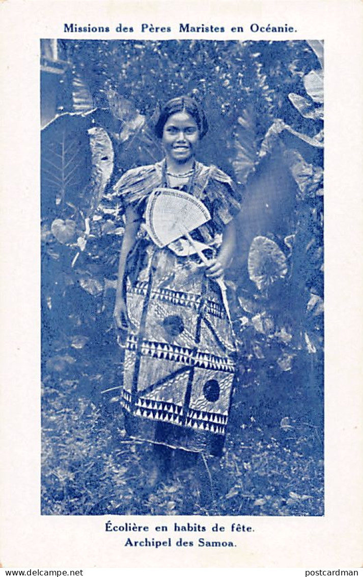 Samoa - Schoolgirl In Party Dress - Publ. Missions Des Pères Maristes  - Samoa