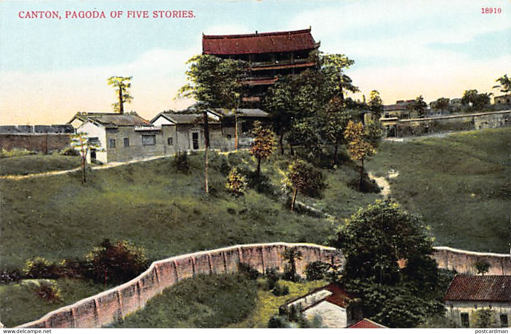 China - GUANGZHOU Canton - Pagoda Of Five Stories - Publ. Lau Ping Kee  - Chine