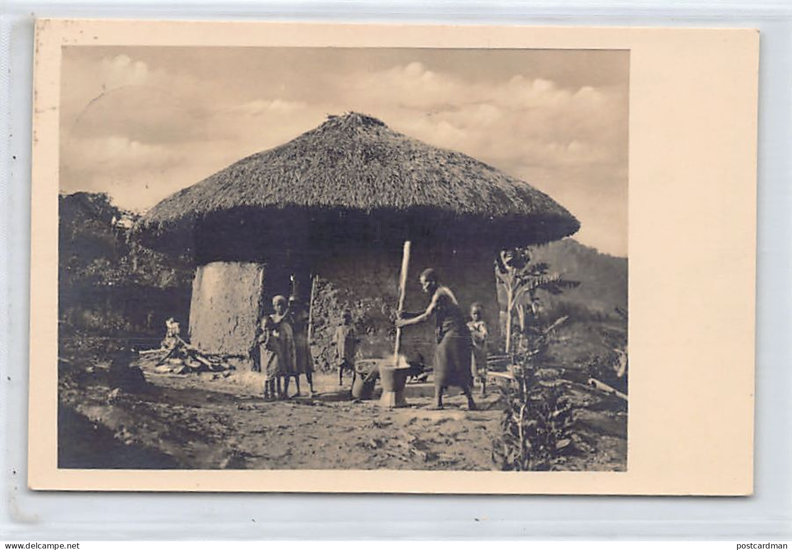 Deutsch-Ostafrika - A Native Hut - Publ. Ev.-luth. Mission  - Tansania