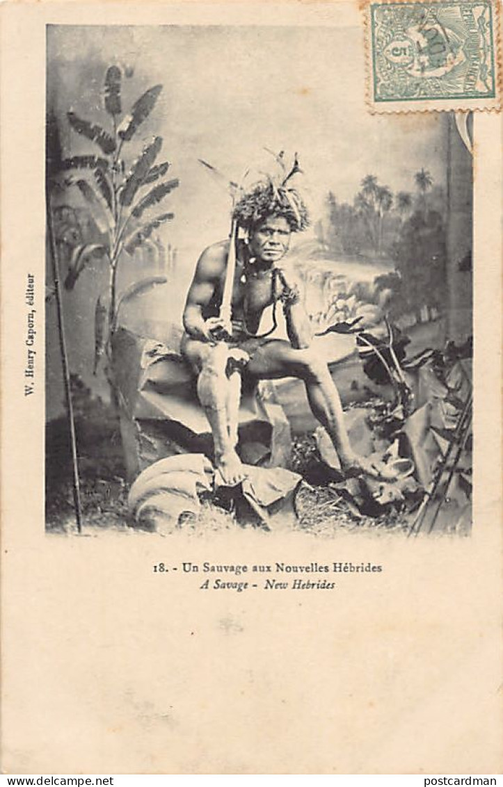 Vanuatu - New Hebrides - A Savage Native - Publ. W. Henry Caporn 18 - Vanuatu