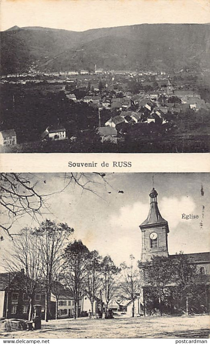 Russ - Eglise Et Village - Ed. Felix Luib Strasbourg - Sonstige & Ohne Zuordnung