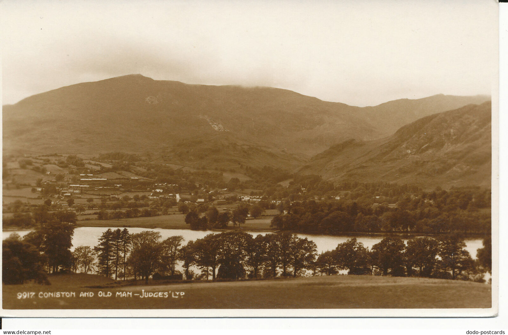 PC34640 Coniston And Old Man. Judges Ltd. No 9917. RP - Wereld