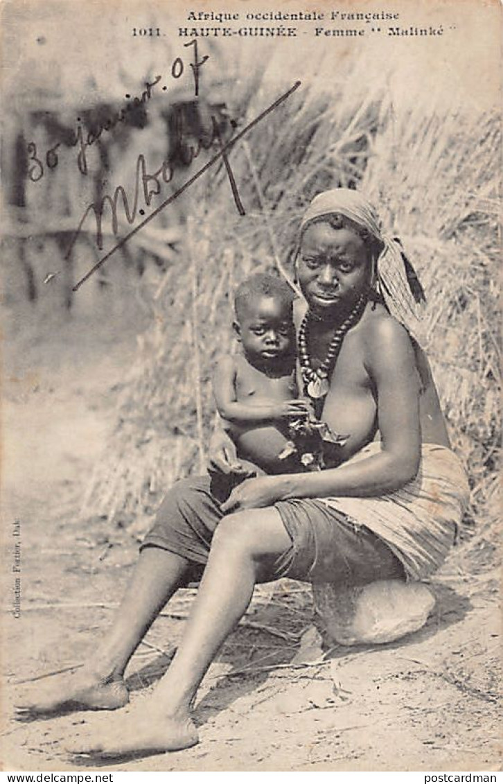 Guinée Conakry - NAFADIÉ - Femme Malinké - Ed. Fortier 1011 - Guinée