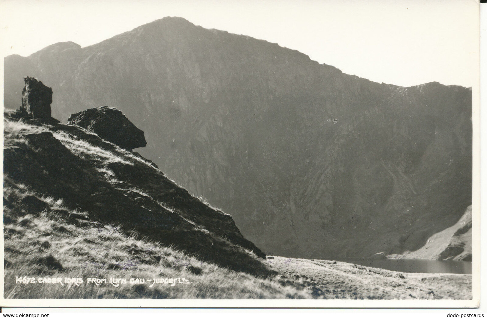 PC34844 Cader Idris From Llyn Cau. Judges Ltd. No 14672. RP - Wereld