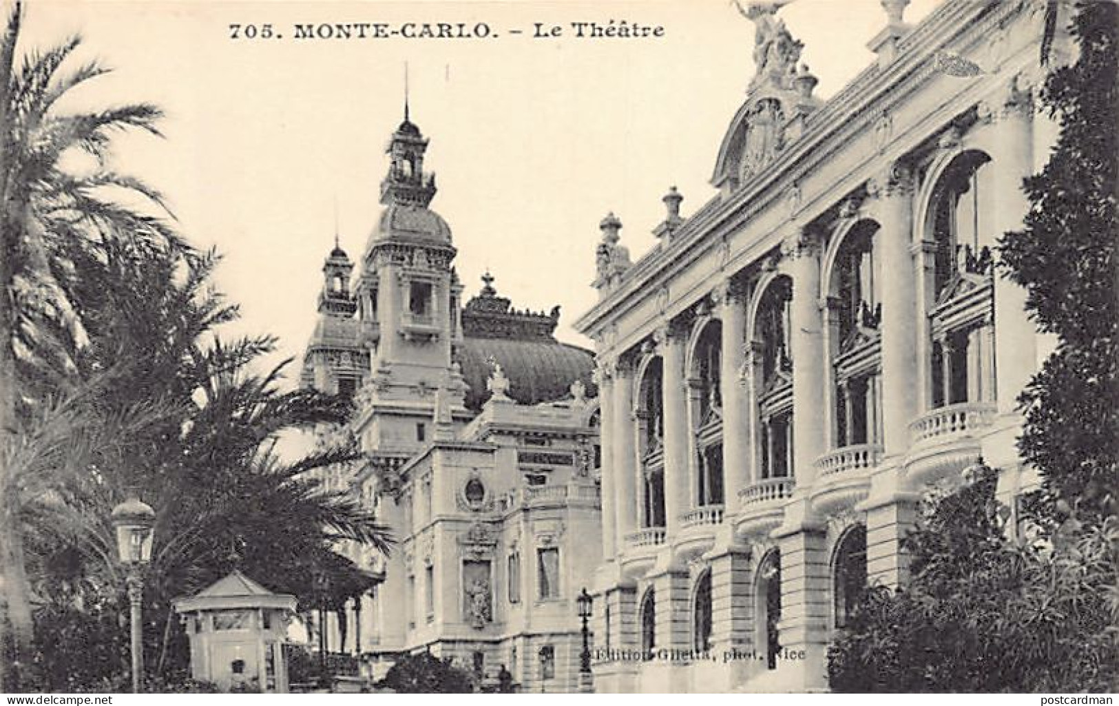 MONTE CARLO - Le Théâtre - Ed. Giletta 705 - Other & Unclassified