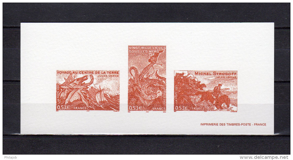 " JULES VERNE " Sur 2 Gravures Officielles De 2005 N° YT 3789 à 3794 En Parfait état ! - Sonstige & Ohne Zuordnung