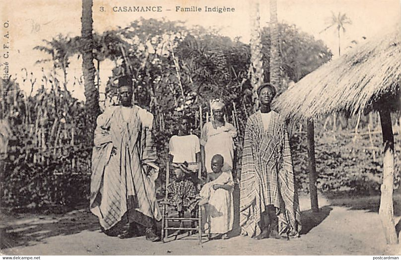 Sénégal - CASAMANCE - Famille Indigènes - Ed. C.F.A.O. 3 - Senegal