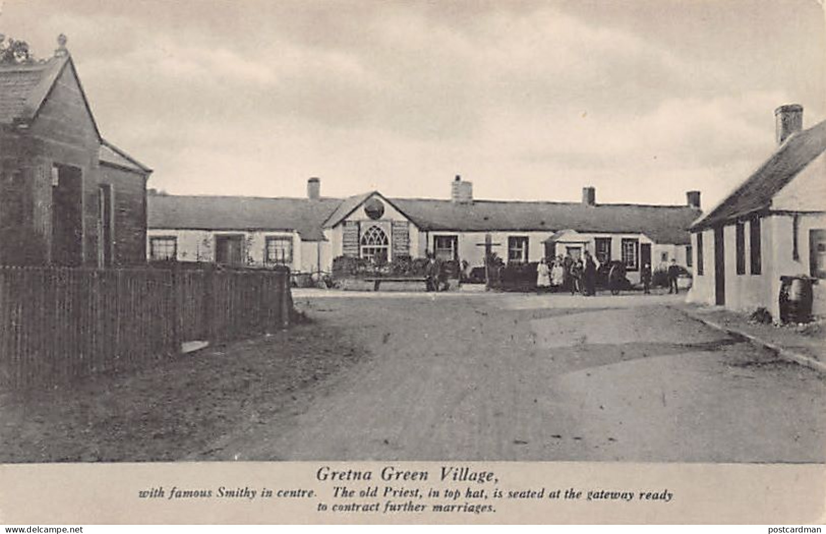 Scotland - GRETNA GREEN - The Famous Smithy, The Old Priest In Top Hat - Dumfriesshire