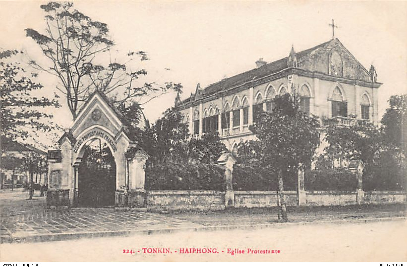 Viet-Nam - HAIPHONG - Eglise Protestante - Ed. P. Dieulefils 224 - Vietnam