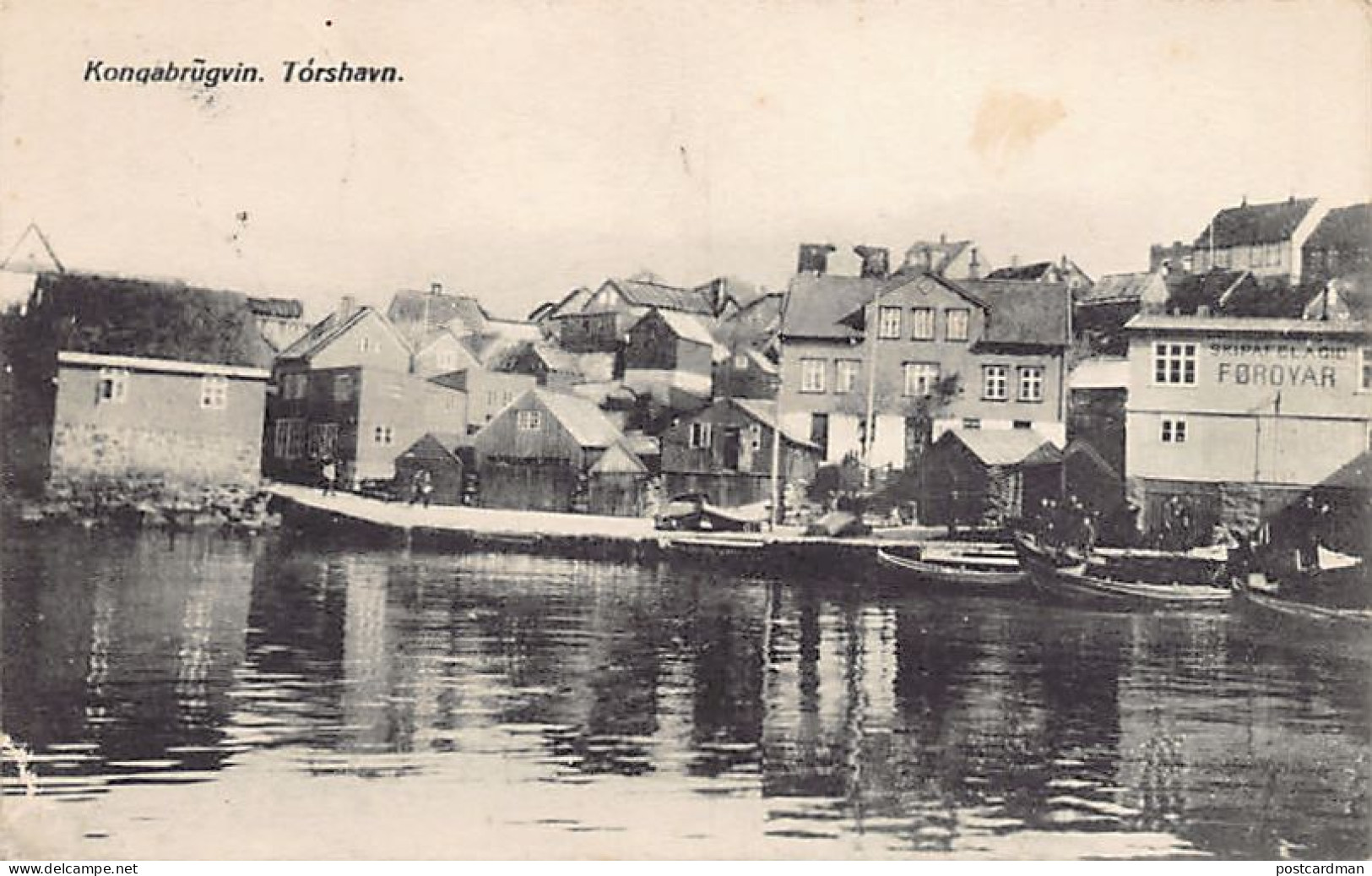 Faroe - TÓRSHAVN - Kongabrúgvin - Publ. Hjalmar Jacobsen  - Isole Faroer