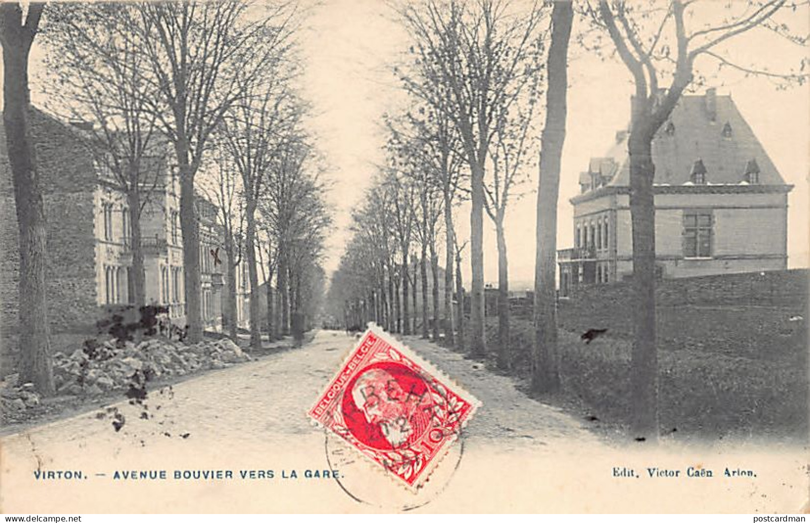 Belgique - VIRTON (Prov. Lux.) Avenue Bouvier Vers La Gare - Ed. Caën - Virton