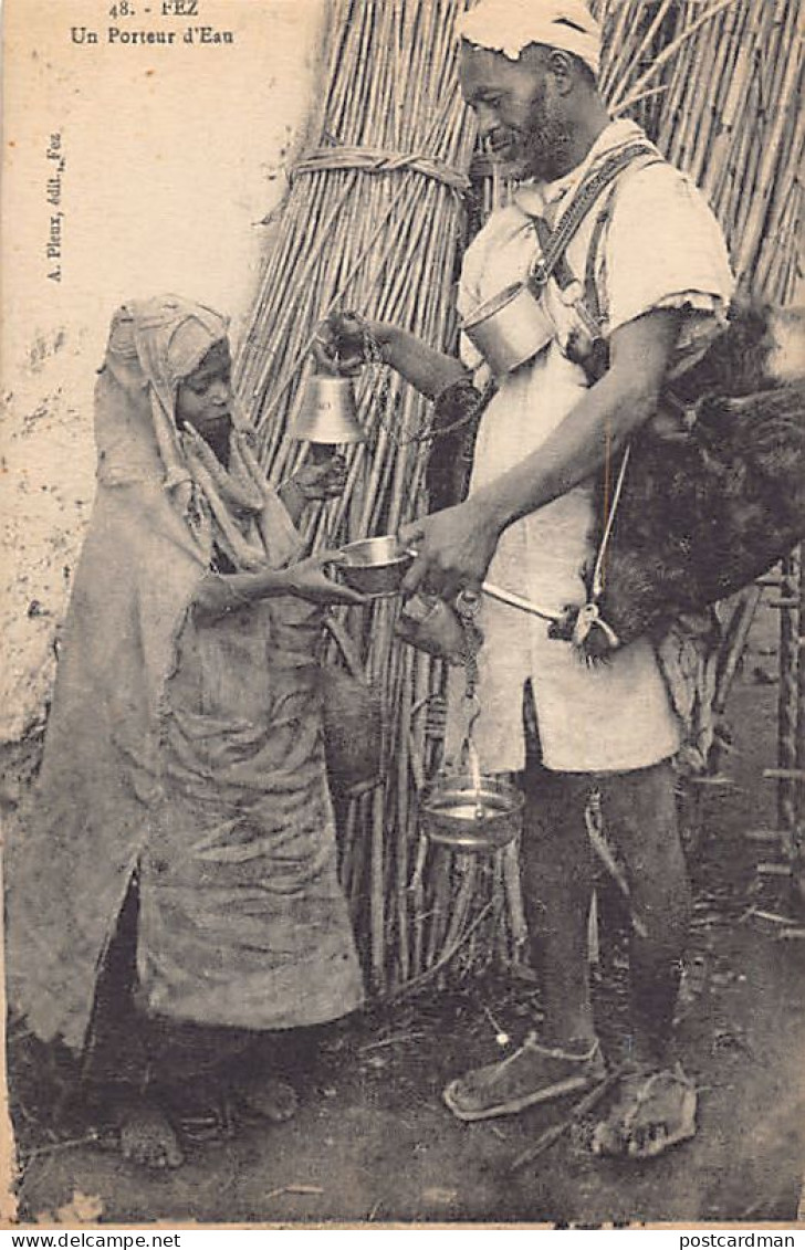 Maroc - FÈS Fez - Un Porteur D'eau - Ed. A. Pieux 48 - Fez