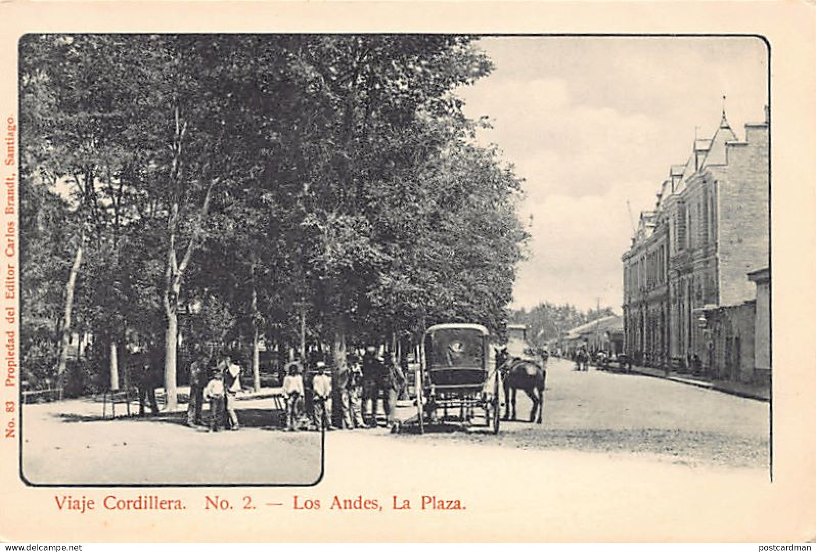 Chile - LOS ANDES - La Plaza - Ed. Carlos Brandt 83 - Chile