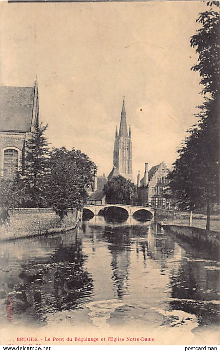 België - BRUGGE (W. Vl.) Le Pont Du Béguinage Et L'église Notre-Dame - Uitg. Albert Sugg Série 11 N. 35 - Brugge