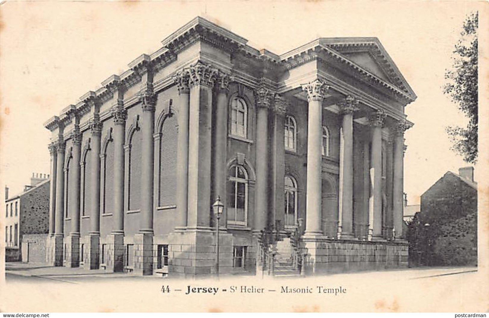 Jersey - ST. HELIER - Masonic Temple - Publ. Unknown  - St. Helier