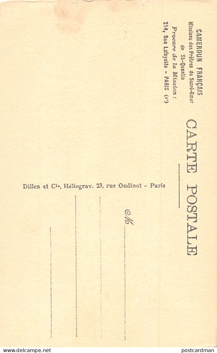 Cameroun - Joseph, Futur Ouvrier De La Mission De Dschang - Ed. Missions Des Prêtres Du Sacré-Coeur De St-Quentin  - Kamerun