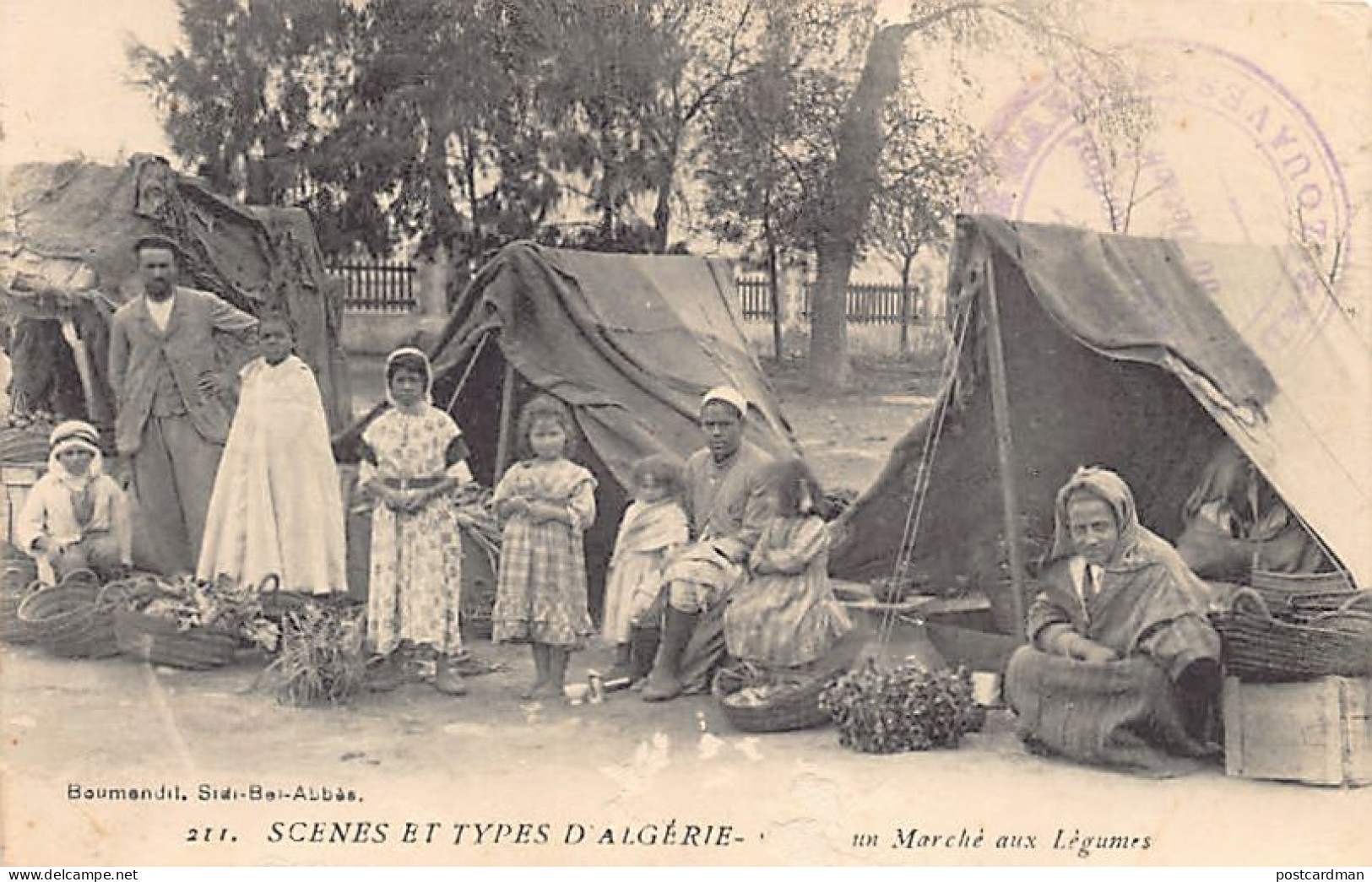 Algérie - Un Marché Aux Légumes - Ed. Boumendil 211 - Scènes & Types