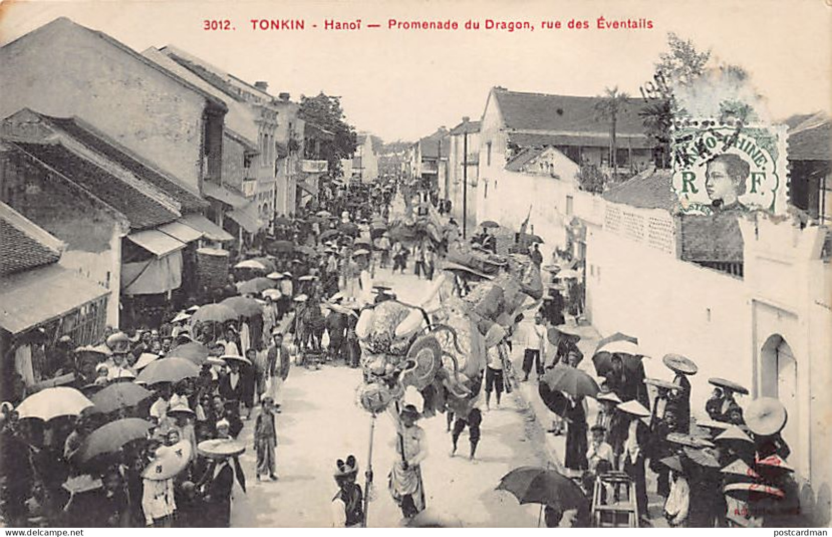 Viet-Nam - HANOÏ - Promenade Du Dragon, Rue Des éventails - Ed. P. Dieulefils 3012 - Vietnam