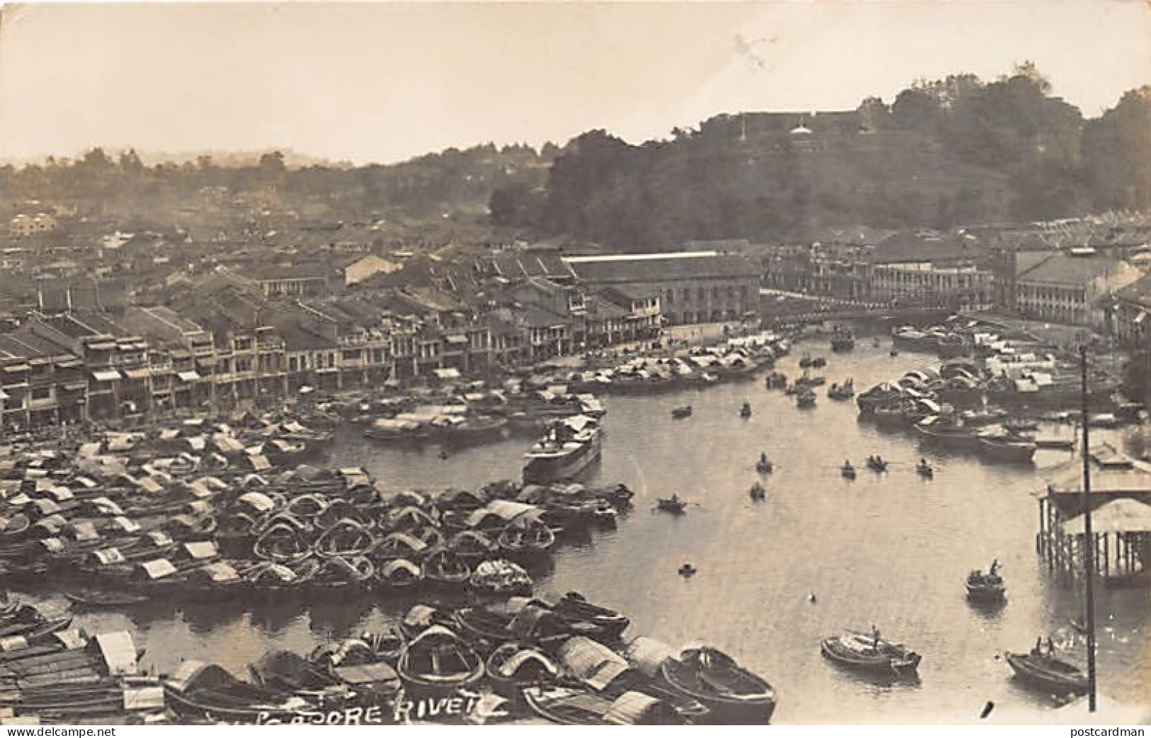 Singapore - Singapore River - REAL PHOTO - Publ. Unknown  - Singapore