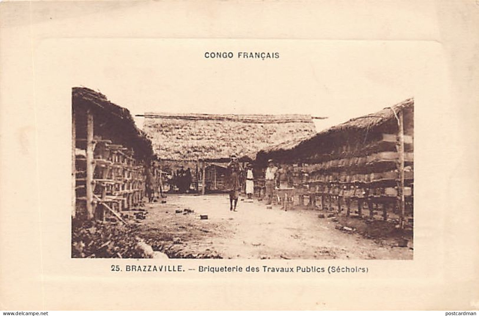 Congo - BRAZZAVILLE - Briqueterie Des Travaux Publics (les Séchoirs) - Ed. H. Clément 25 - Altri & Non Classificati