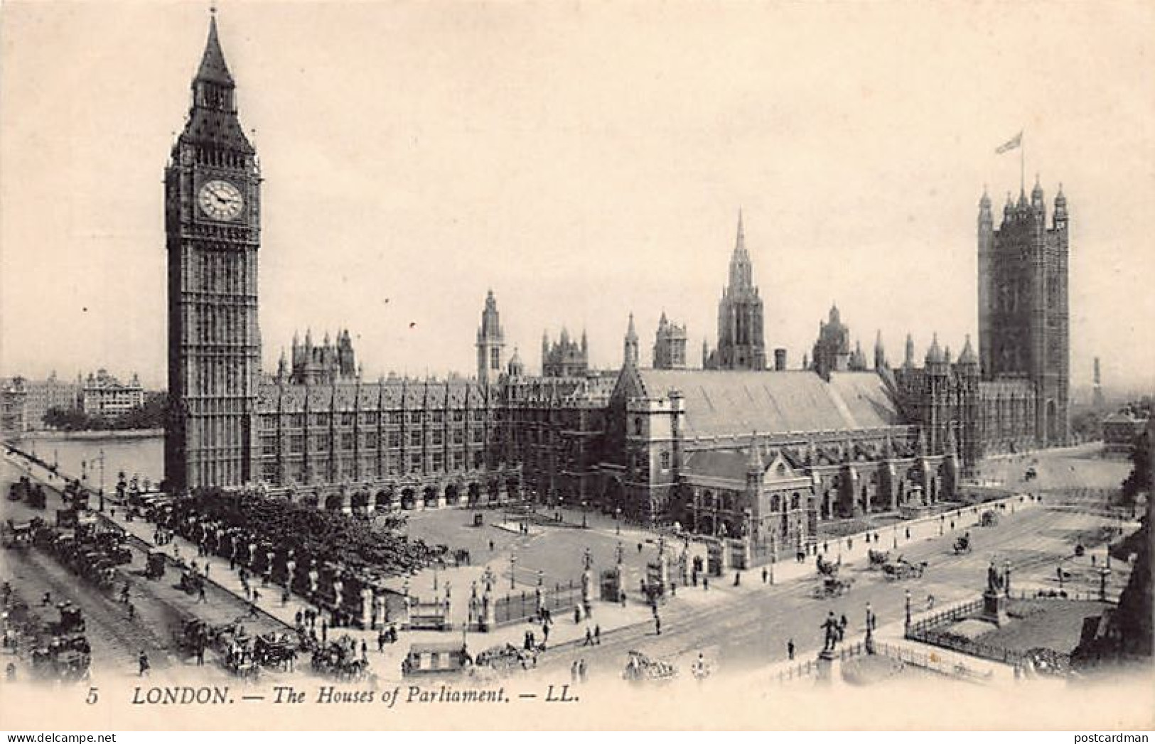 England - LONDON - The Houses Of Parliament - Publisher Levy LL. 5 - Houses Of Parliament