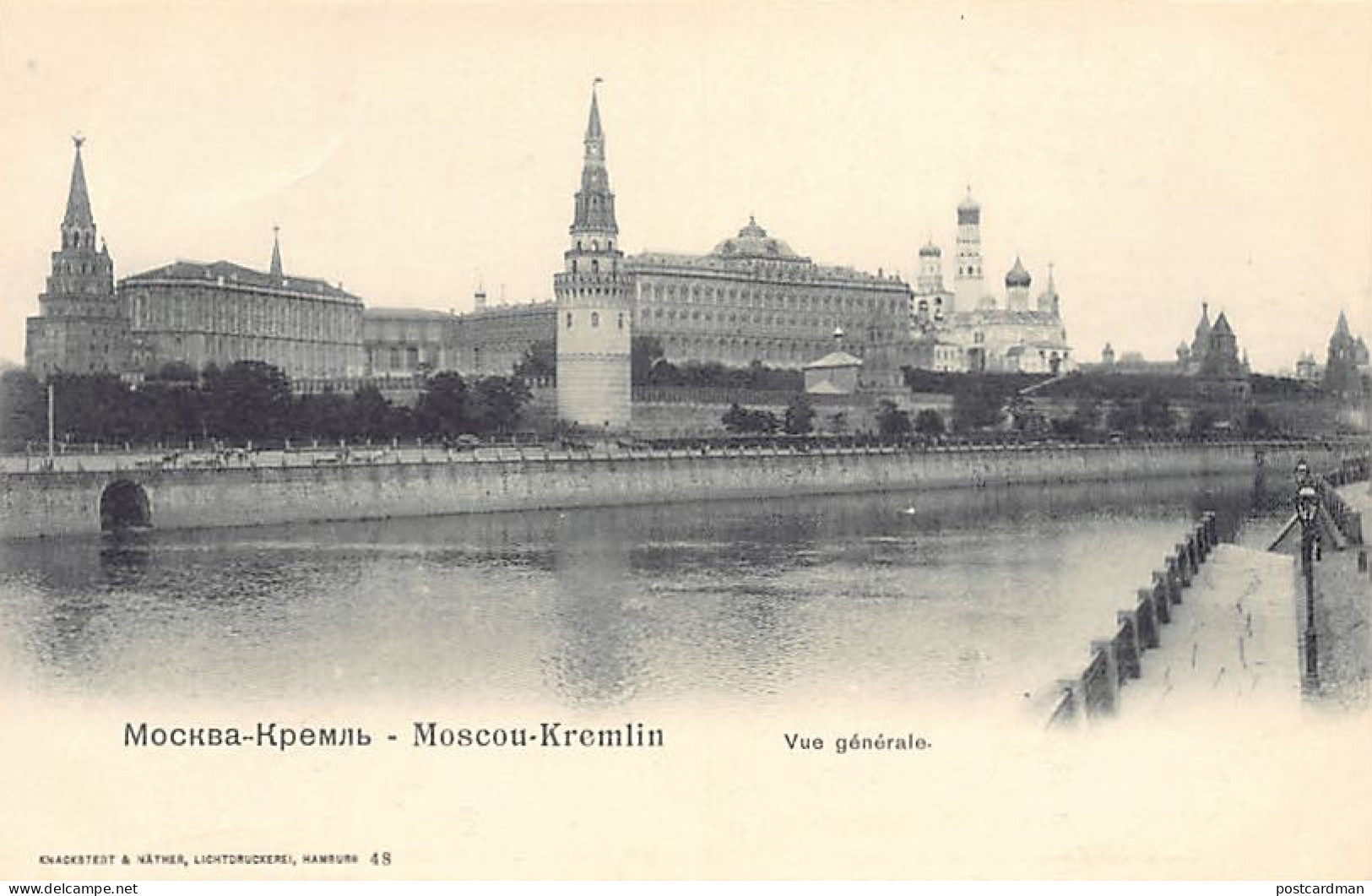 Russia - MOSCOW - General View - Kremlin - Publ. Knackstedt & Näther 48 - Russia