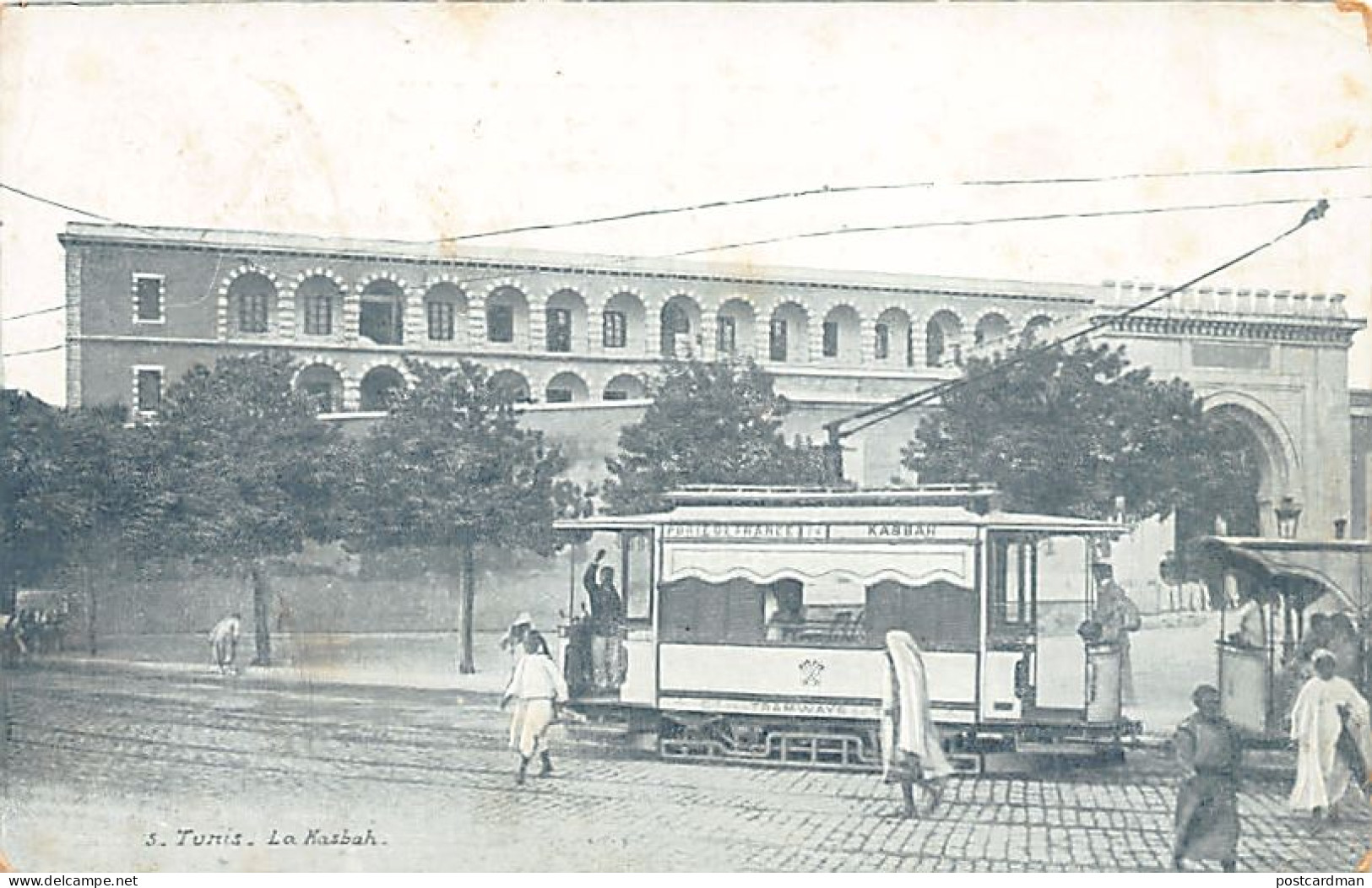 Tunisie - TUNIS - La Kasbah - Tramway Porte De France - Ed. L.V.C. 5 - Tunisia