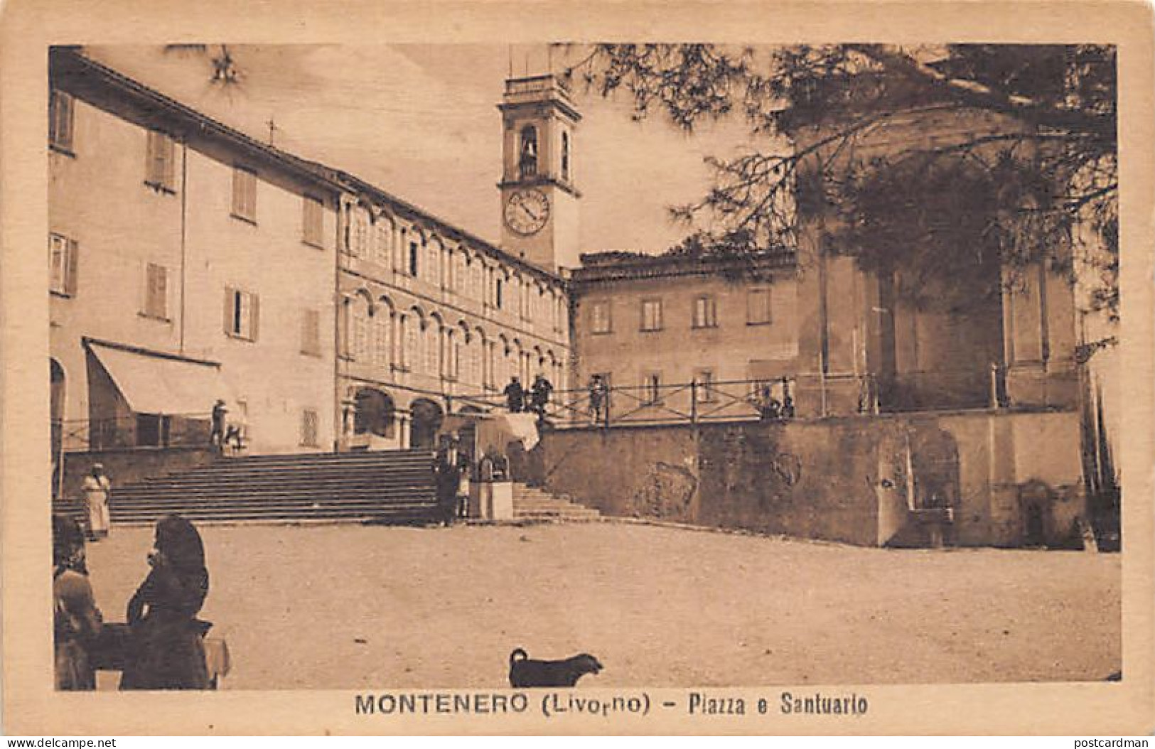 Italia - MONTENERO (Livorno) Piazza E Santuario - Livorno