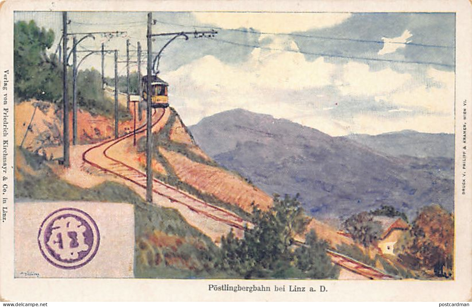 Österreich - Linz Pöstlingberg (OÖ) Pöstlingbergbahn Bei Linz Am Danau - Verlag Friedrich Kirchmayr - Linz Pöstlingberg