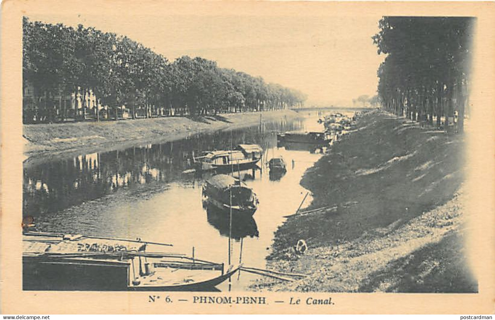 Cambodge - PHNOM PENH - Le Canal - Ed. Planté 6 - Cambodge