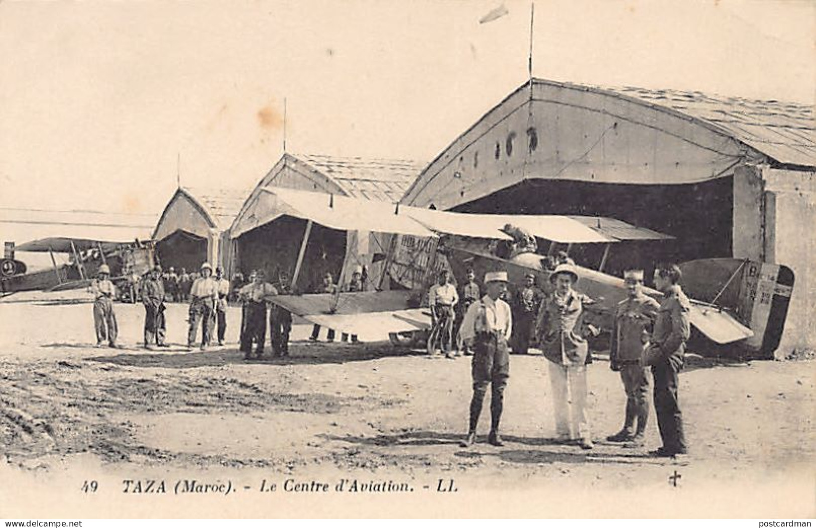 TAZA - Le Centre D'Aviation - Avion Bréguet XIV - Autres & Non Classés